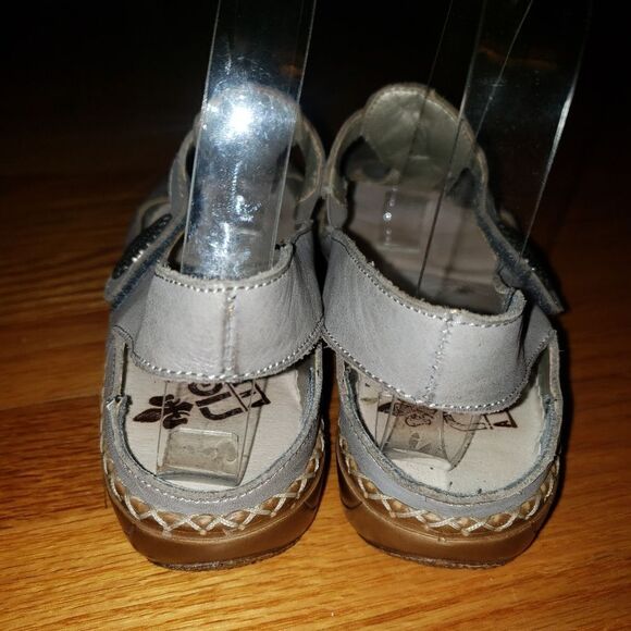 Rieker Antistress gray leather flats - Picture 4 of 7